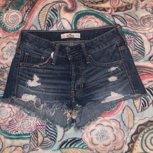 hollister jean shorts